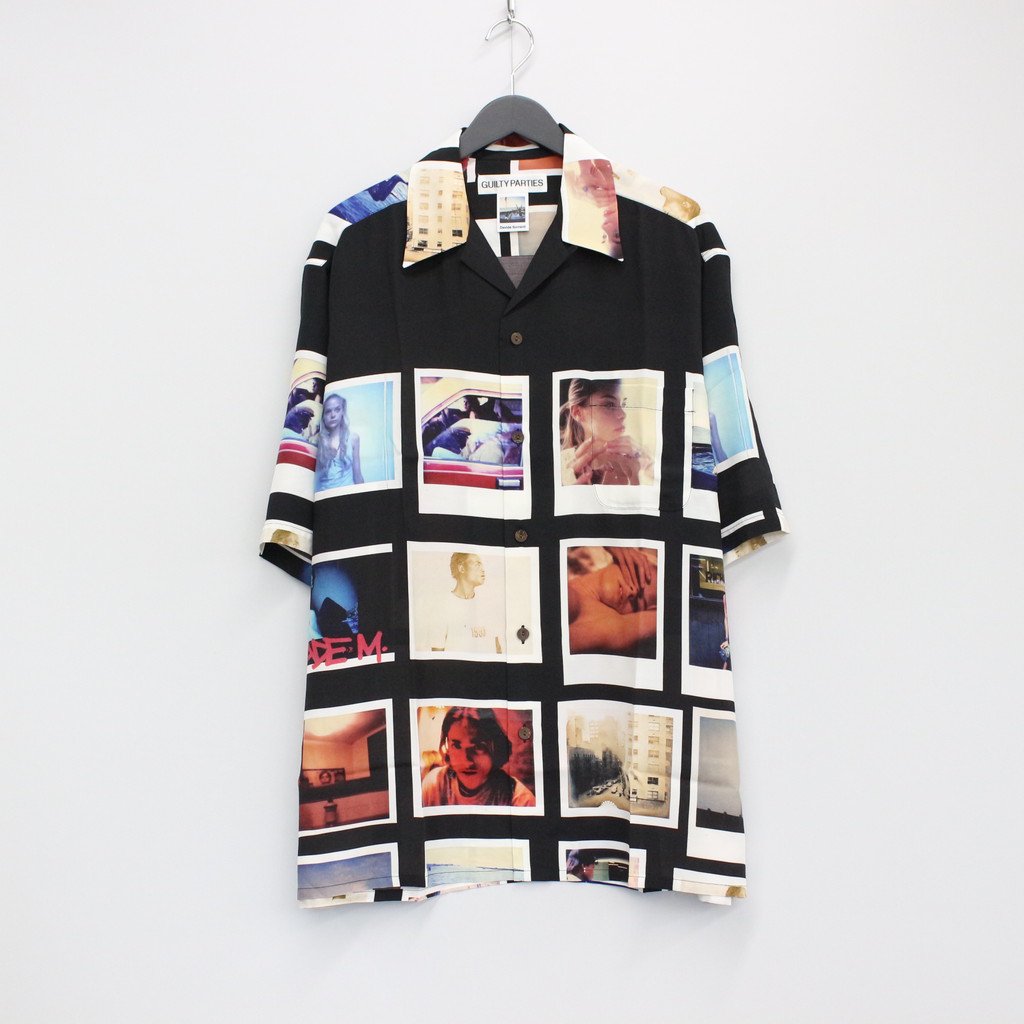 アロハシャツ / DAVIDE SORRENTI | S/S HAWAIIAN SHIRT -TYPE 1- BLACK