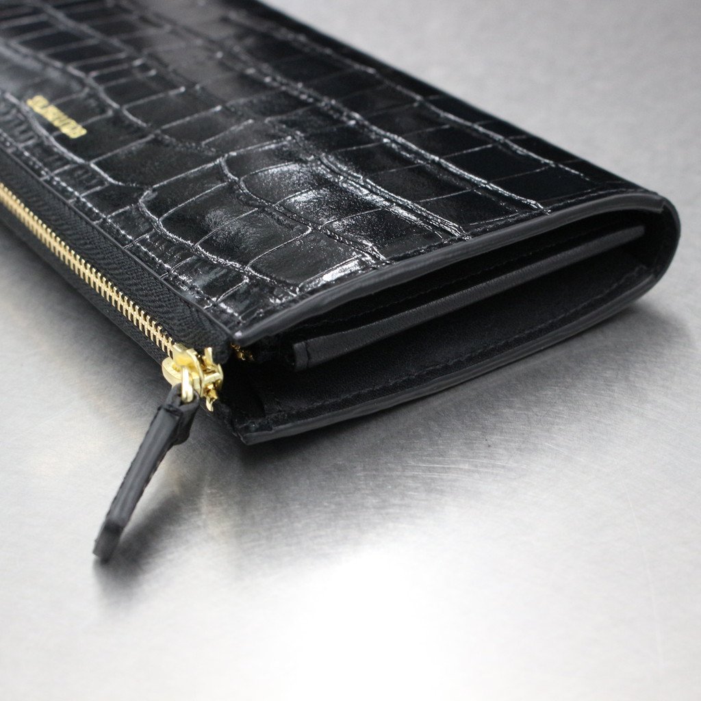 小物 / SPEAK EASY | ROUND ZIP LONG WALLET -TYPE 2- BLACK