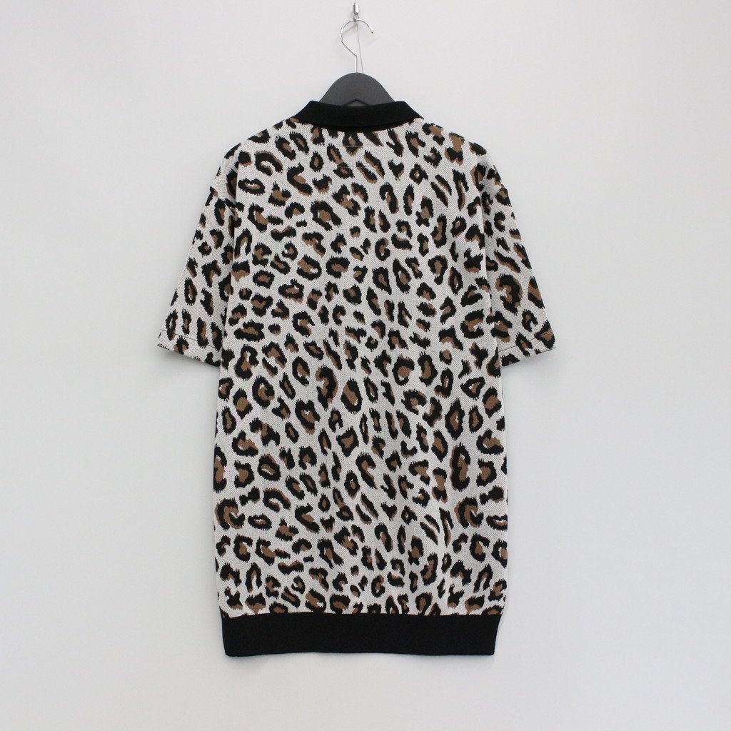 人気商品】 新品 23SS LEOPARD POLO SHIRT Mサイズ WACKOMARIA SHIRT