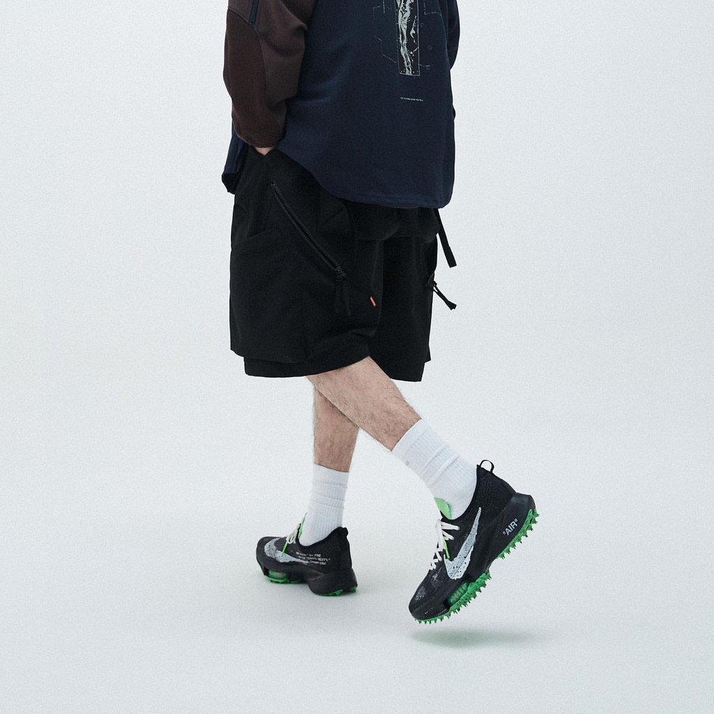 パンツ / MWS-01 「hydrodynamics」 Utility Zip-Shorts SHADOW