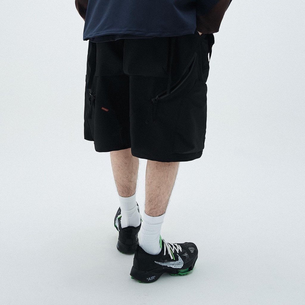 パンツ / MWS-01 「hydrodynamics」 Utility Zip-Shorts SHADOW