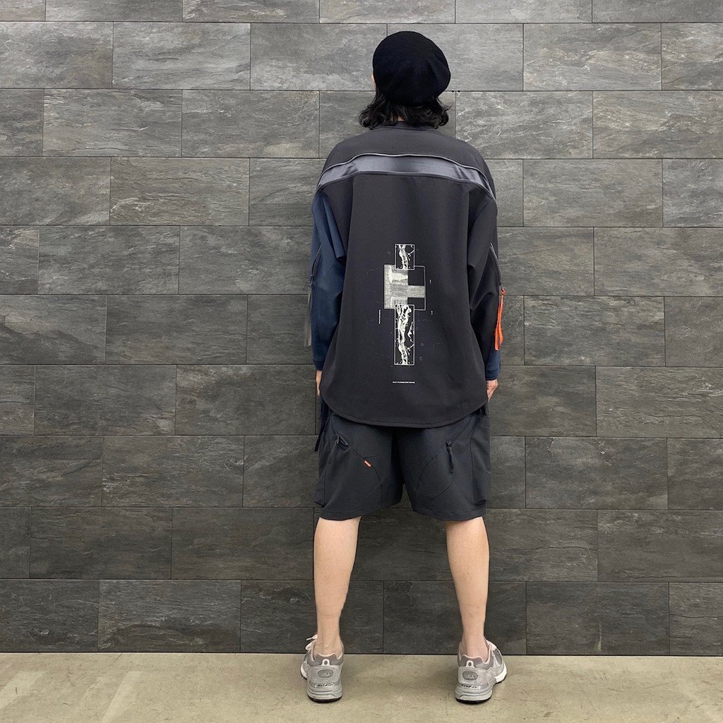 MWS-01 「hydrodynamics」 Utility Zip-Shorts #D-GRAY [GOOPI-23SS