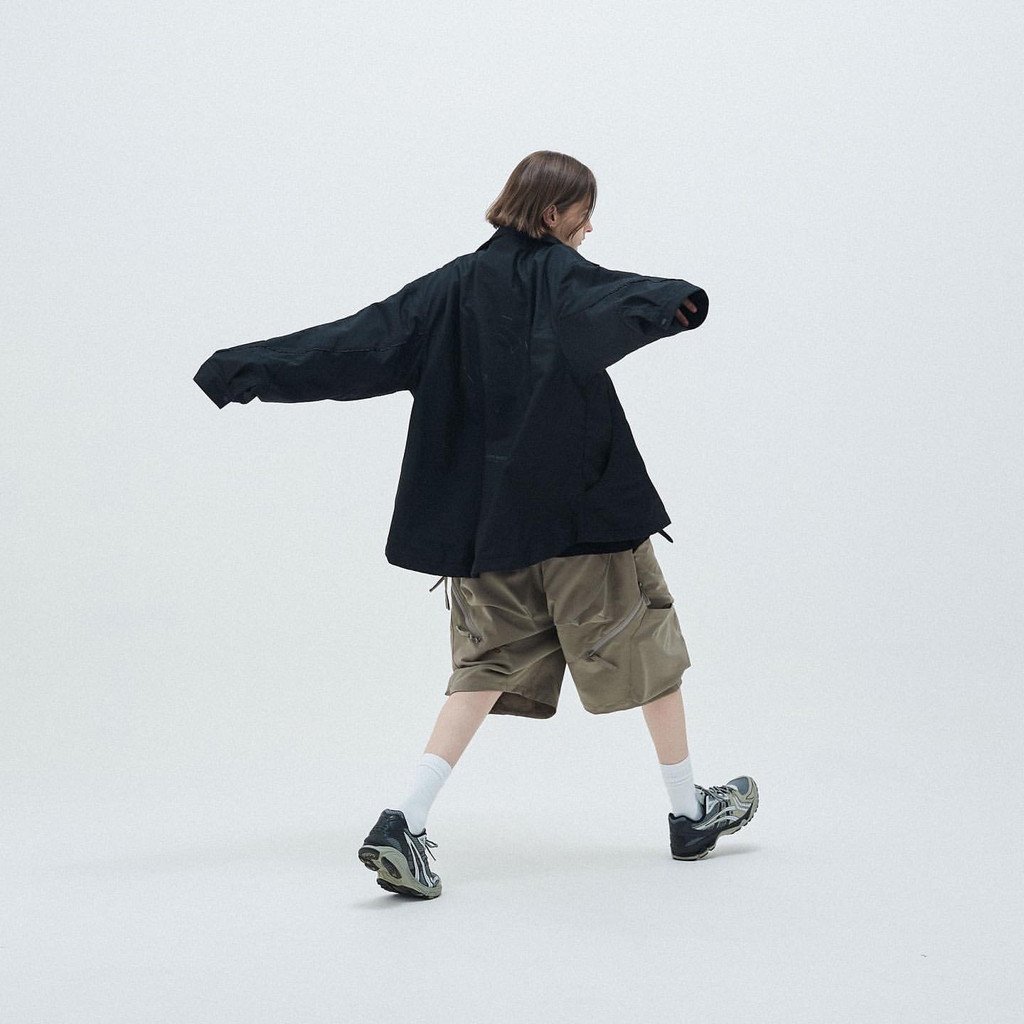 パンツ / MWS-01 「hydrodynamics」 Utility Zip-Shorts OCHRE