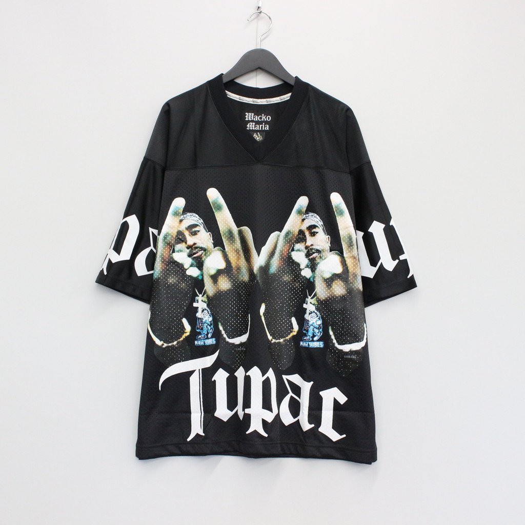 TUPAC | FOOT BALL SHIRT #COLOR [TUPAC-WM-FT01] _ WACKO MARIA