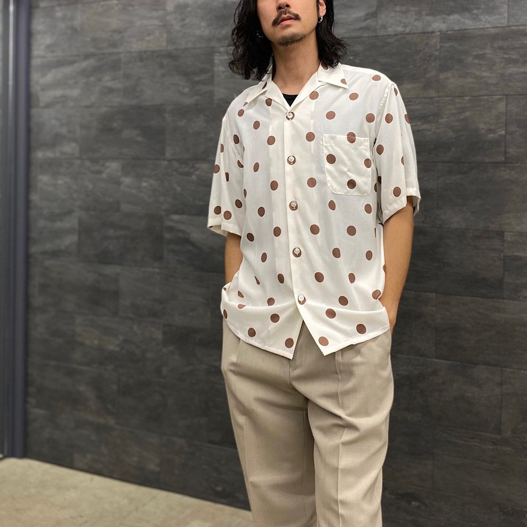 HAWAIIAN SHIRT S/S -TYPE 4- #WHITE [23SS-WMS-HI04] _ WACKO MARIA