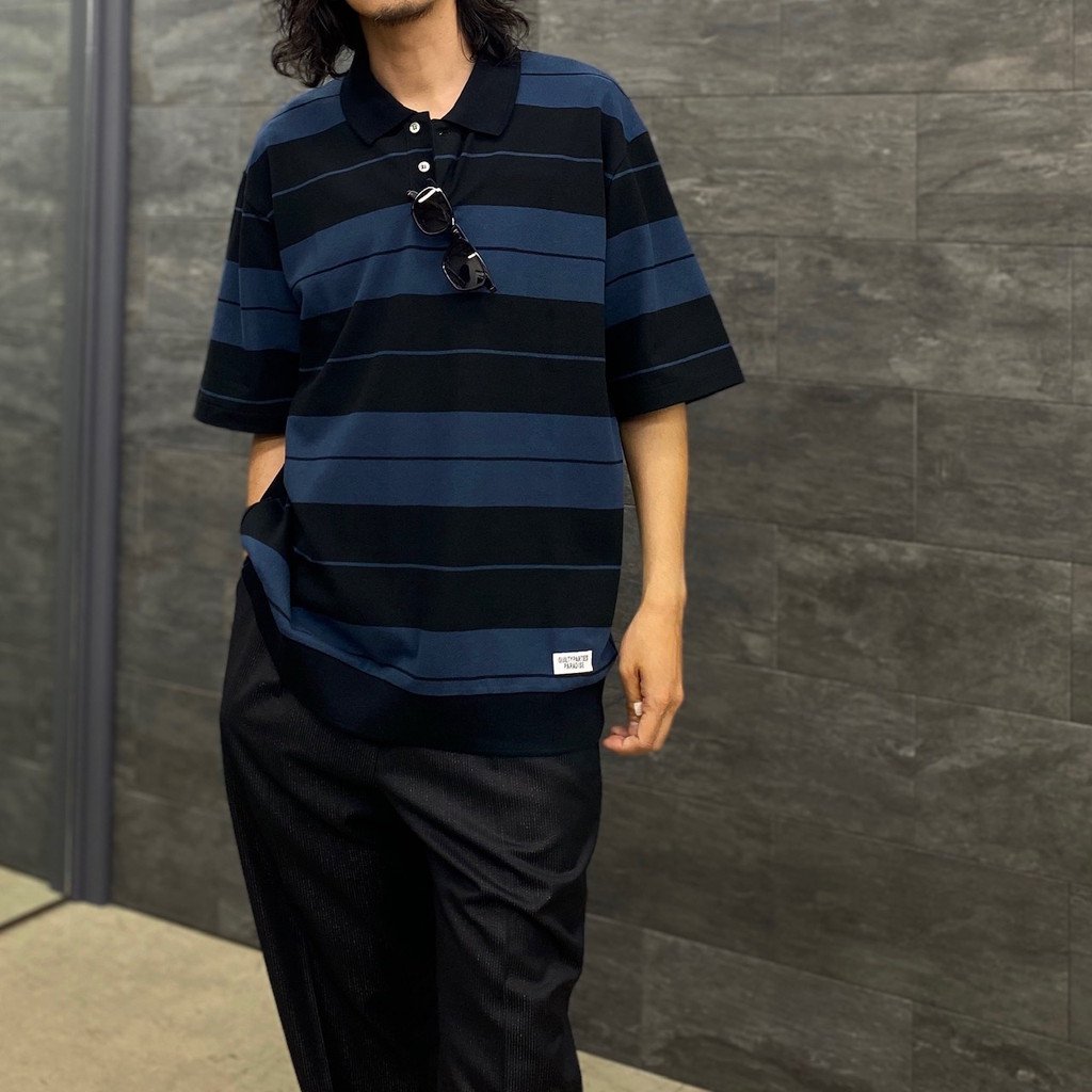 希少S WACKO MARIA STRIPED POLO SHIRT ポロシャツ | filmekimi.iksv.org