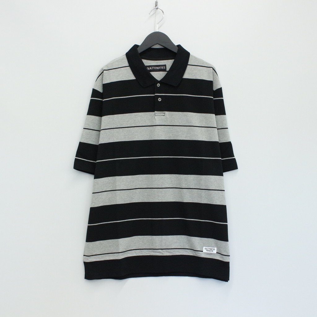 WACKO MARIA / STRIPED POLO SHIRT S/S | parceiraoatacadista.com.br