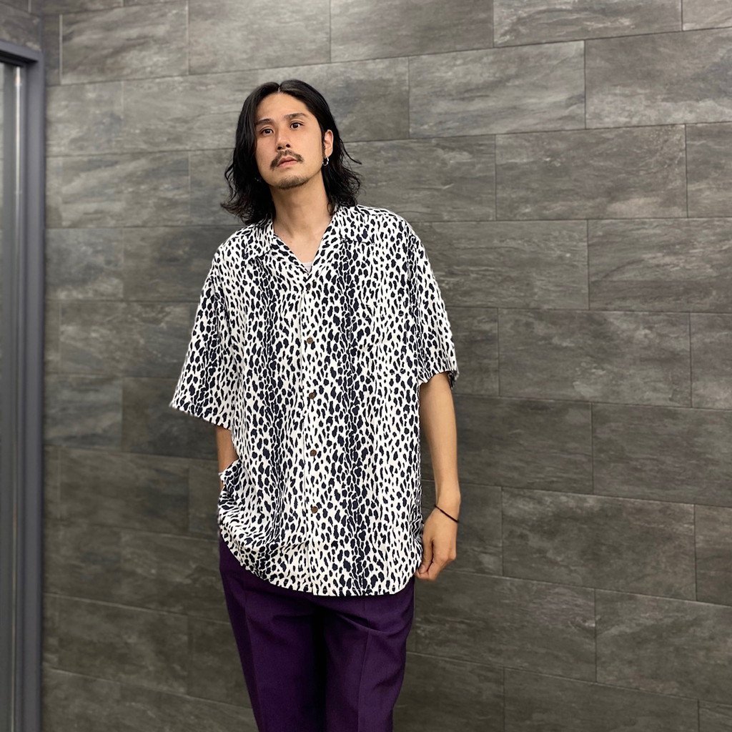 HAWAIIAN SHIRT S/S -TYPE 1- #CHARCOAL [23SS-WMS-HI01] _ WACKO