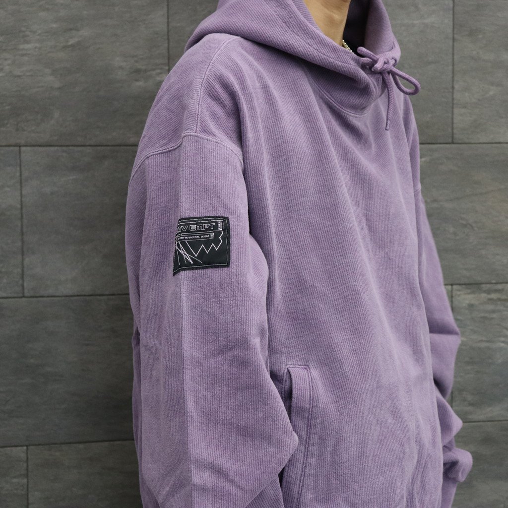 トップス / OVERDYE PQ LIGHT HOODY PURPLE