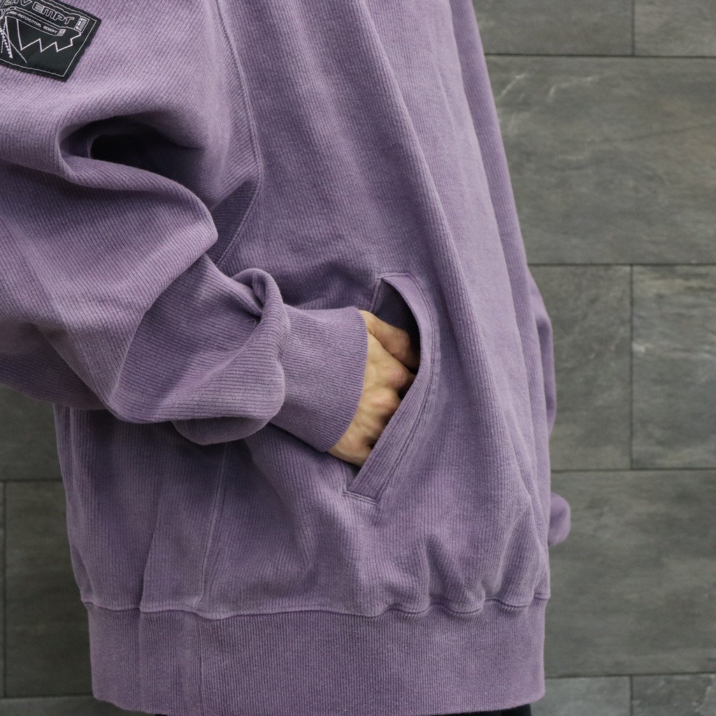 トップス / OVERDYE PQ LIGHT HOODY PURPLE