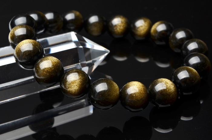 ★特選一石★未来を見通す石【300gゴールデンシャインオブシディアンさざれ】❤️ ☆特選一石☆未来を見通す石【300gゴールデンシャイン