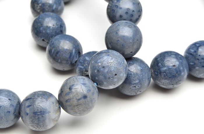 青珊瑚 金珊瑚 本水晶 ブルークォーツ ブラックコーラル(海松)ブレスレット