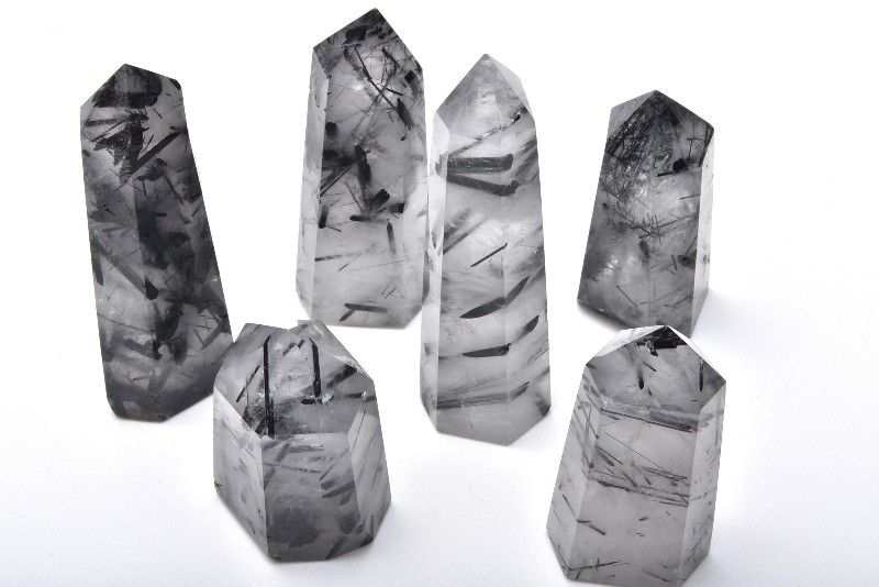 ブラックトルマリン in クォーツ ブラックトルマリンインクォーツ 20～39g ポイント 原石_CR1123