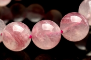 【15%OFF】【１点物】桜色の潤い光沢 ピンクトルマリンシリカ　10mm　ブレスレット_Q1915