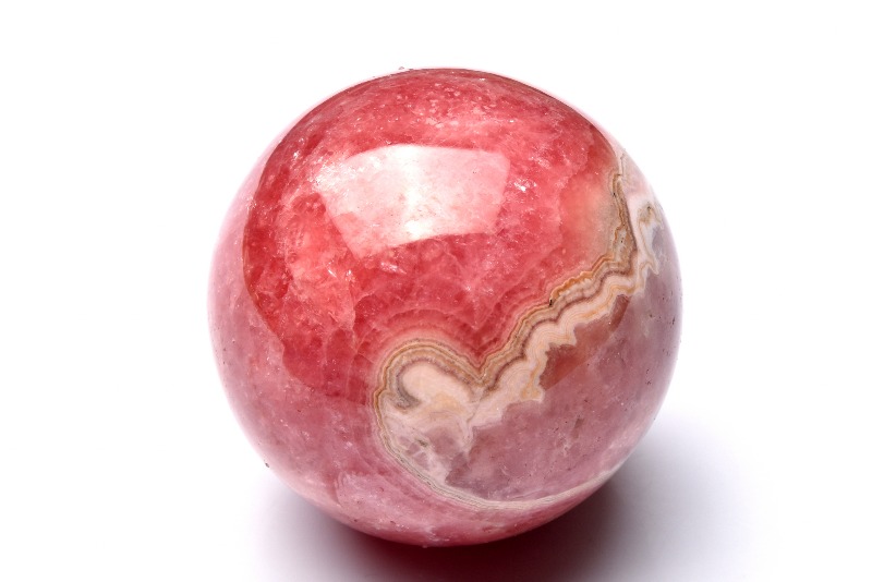 天然石　インカローズ　ミニスフィア　台座付き約1.6センチ⭐️No.1412 29c266bde4a025a62ead7ddf2b3ecc