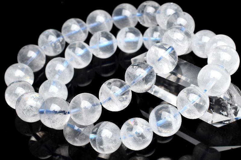 ホワイトガーデンクォーツ 11mm ブレスレット 1個売り _B1220-11 ホワイトガーデンクォーツ 11mm ブレスレット 1個売り _B1220-11