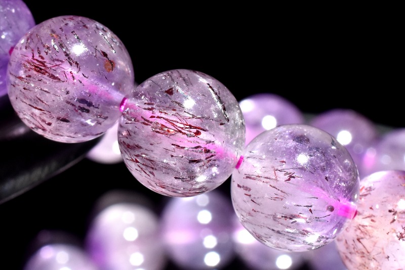 アメジストスーパーセブン アメジスト 2月 誕生石 ヒーリング効果 ブレス