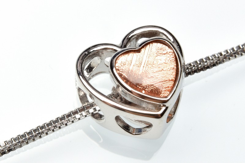 ハート型ギベオン　2粒 ハート型ギベオン 2粒