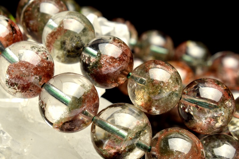 ファントム入り！ ガーデンクォーツ(庭園水晶) 11mm