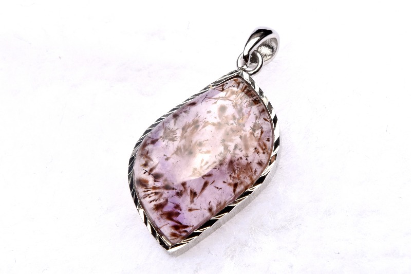 ⭐︎【天然 】カコクセナイト イン アメジスト ペンダントトップ s925 ⭐︎【天然 】カコクセナイト イン アメジスト ペンダントトップ s925