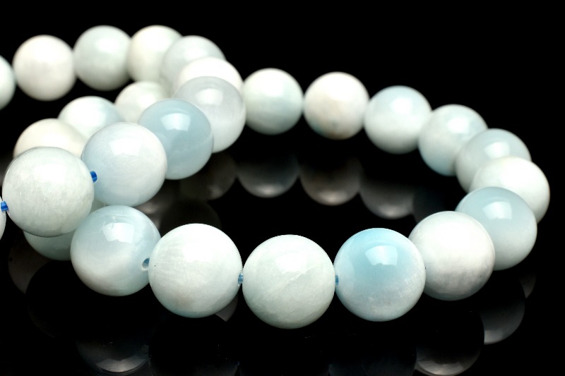 人気！ アイスラリマー 12mm ブレスレット 1個売り _BG4925-12