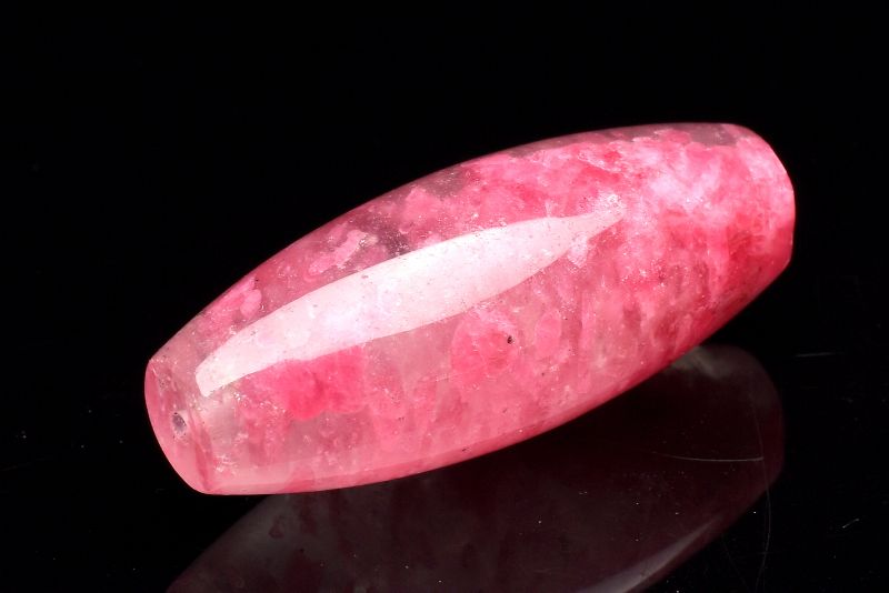 1点物】高発色◇人気！ ロードナイトシリカ 35x14mm 天珠型