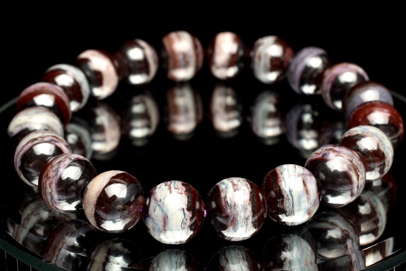 1点物】三大ヒーリング スギライト(杉石) 9.5mm ブレスレット