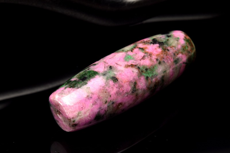 1点物】超レア◇高発色 コバルトドロマイト 46x16mm 天珠型