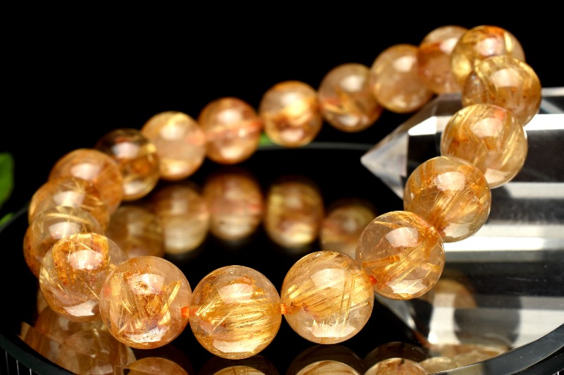 タイチンルチル 金針太高品質 1点物】板状金針◇高品質 ゴールドタイチンルチルクォーツ 10.5
