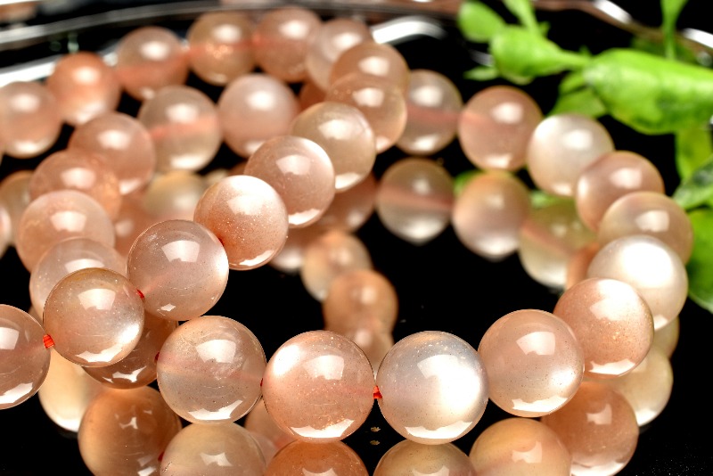 アンデシン×ラブラドライト　天然石ブレスレット　シルバー　パワーストーン グレーラブラドライト シルバーオブシディアン 天然石