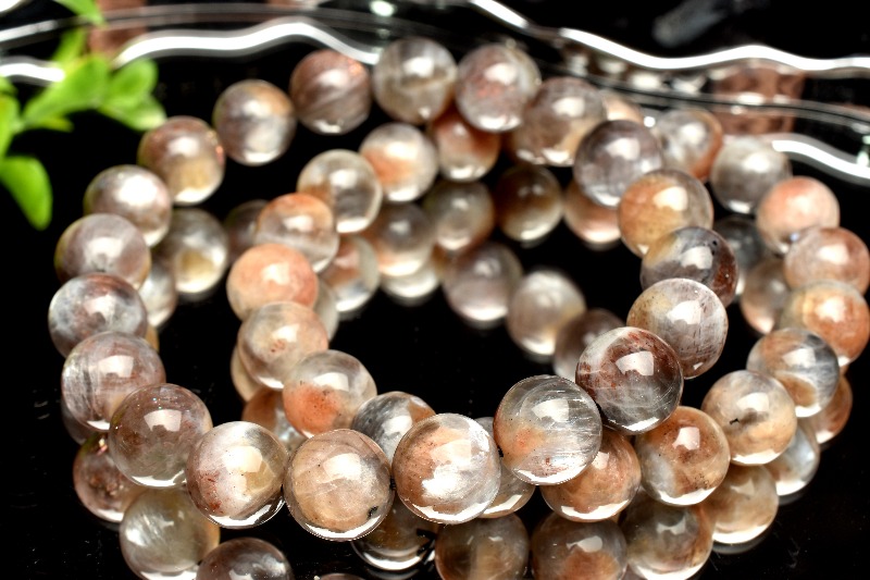 ブラックサンムーンストーン ブラックサンムーンストーンブレスレット - 埼玉県吉川市の