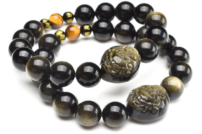 【限定】大玉12mmゴールドオブシディアン天然石パワーストーンブレスレット開運 楽天市場】ゴールド オブシディアン パワーストーン