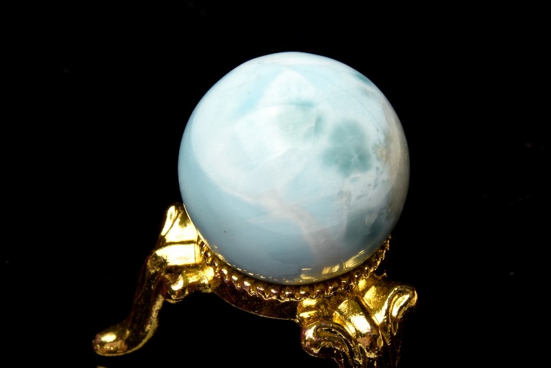 1点物】大珠◇瑞々しい艶感 ラリマー 22.5mm 丸玉(