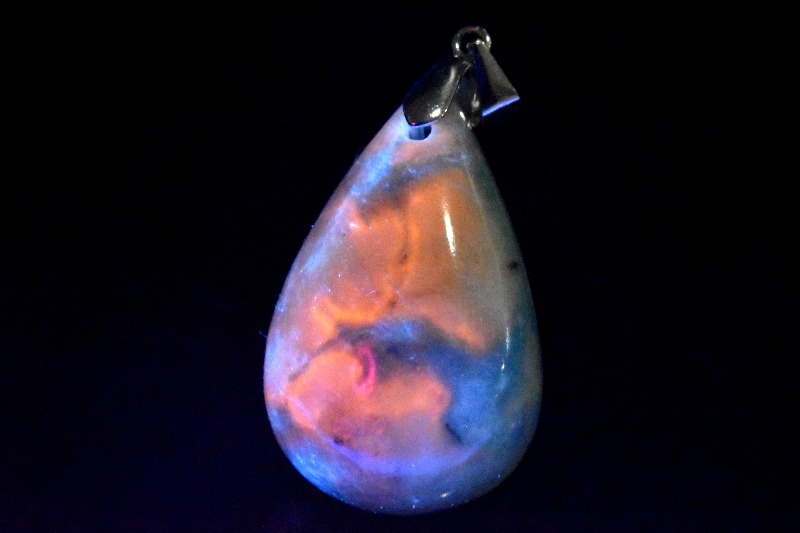 1点物】Silver925◇希少レア ハックマナイト 29x18mm ドロップ