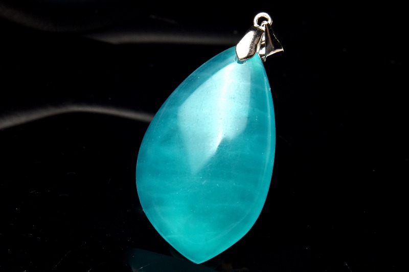 天然石】無処理 アマゾン アイスアマゾナイト ネックレス