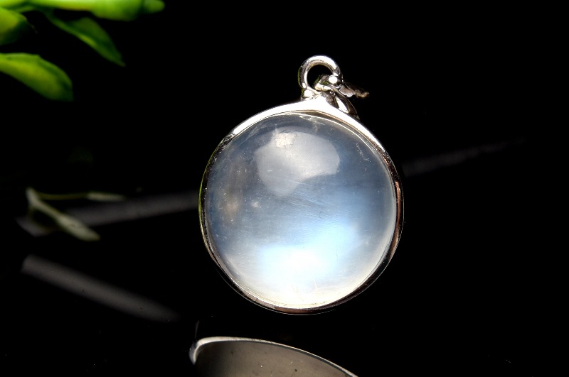 1点物】Silver925◇シラー光彩 ブルームーンストーン 14mm