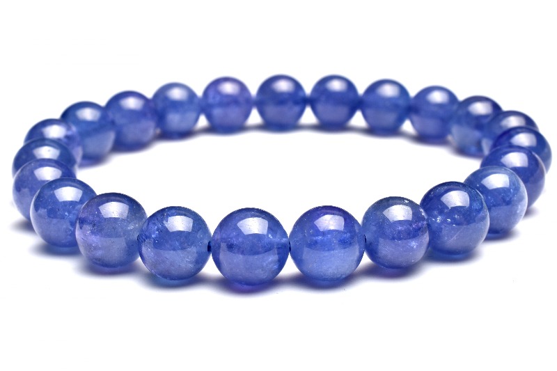 1点物】AAAAA☆極上品限定入荷 タンザナイト 8mm ブレスレット 1点物】AAAAA☆極上品限定入荷 タンザナイト 8mm ブレスレット