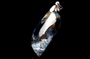 ڣʪSilver925ۥޡ֥ ֥롼ԡȡ33x14mm꡼ ڥȥȥå _PC441