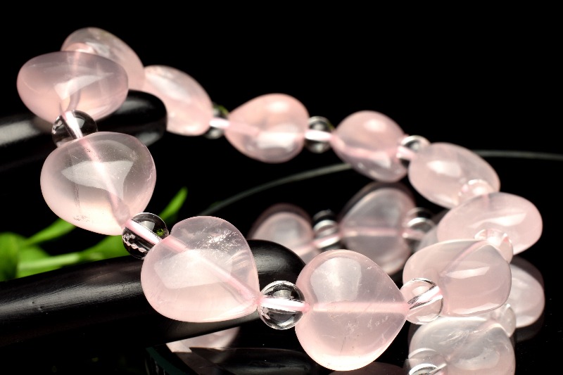 1点物】マダガスカル産 ローズクォーツ 13-14x14-15(丸玉5.5)mm