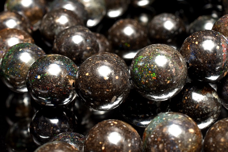 ハイグレード！！ブラックマトリックスオパールブレス約9.3㎜（新品