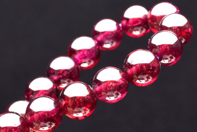 1点物】高品質◇透過性あり ロードライトガーネット 7.5mm
