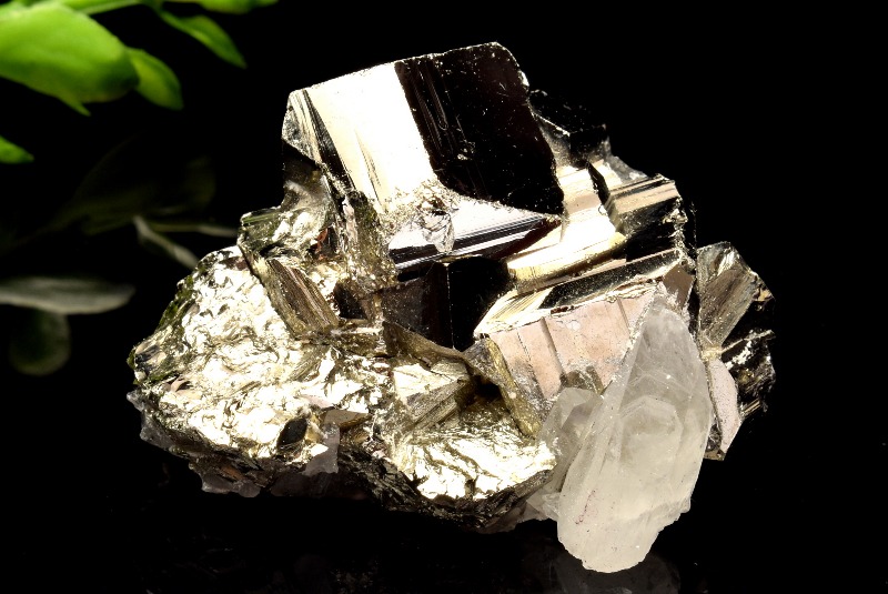 1点物】ペルー産◇水晶共生 パイライト 44x35x20mm クラスター 1点物】ペルー産◇水晶共生 パイライト 44x35x20mm クラスター