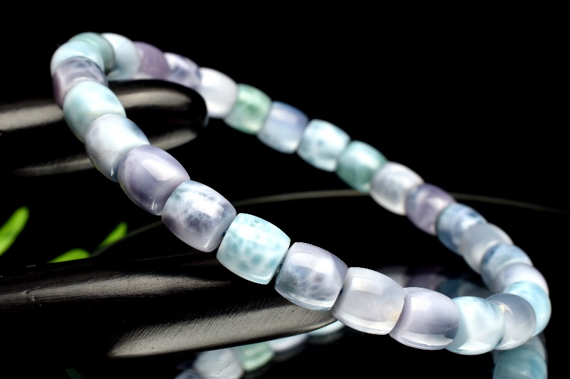 6㎜　パープルラリマーブレスレット 6㎜ パープルラリマーブレスレット ☆激安☆ラリマー