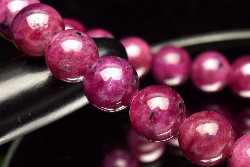 ルビー 8mm 天然石 ブレスレット ルビー 8mm 天然石 ブレスレット