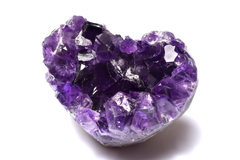 1点物】希少！ウルグアイ産 アメジスト 42x33x26mm ハート クラスター