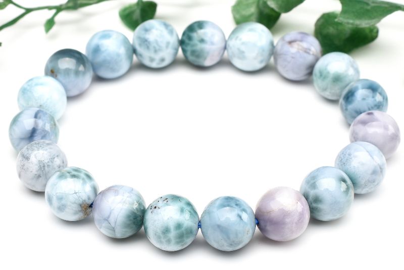 パープルラリマー 10mm 16cm 081 選べるパープルラリマー（10mm）［パープルラリマー／水晶