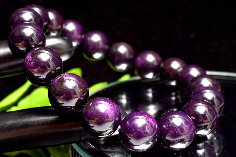 1点物】希少◇メタリックパープル パープライト(紫石) 11mm