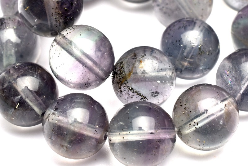 パイライト イン バイカラーフローライト12.5mm パイライト イン バイカラーフローライト12.5mm