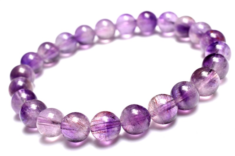 最高品質　エレスチャルアメジスト　スーパーセブン　ブレスレット　天然石　水晶 楽天市場】【一点物】スーパーセブン セイクリッドセブン