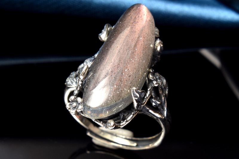 Shelby（シェルビー） ラブラドライト リング 12号 指輪 一点物 1点物